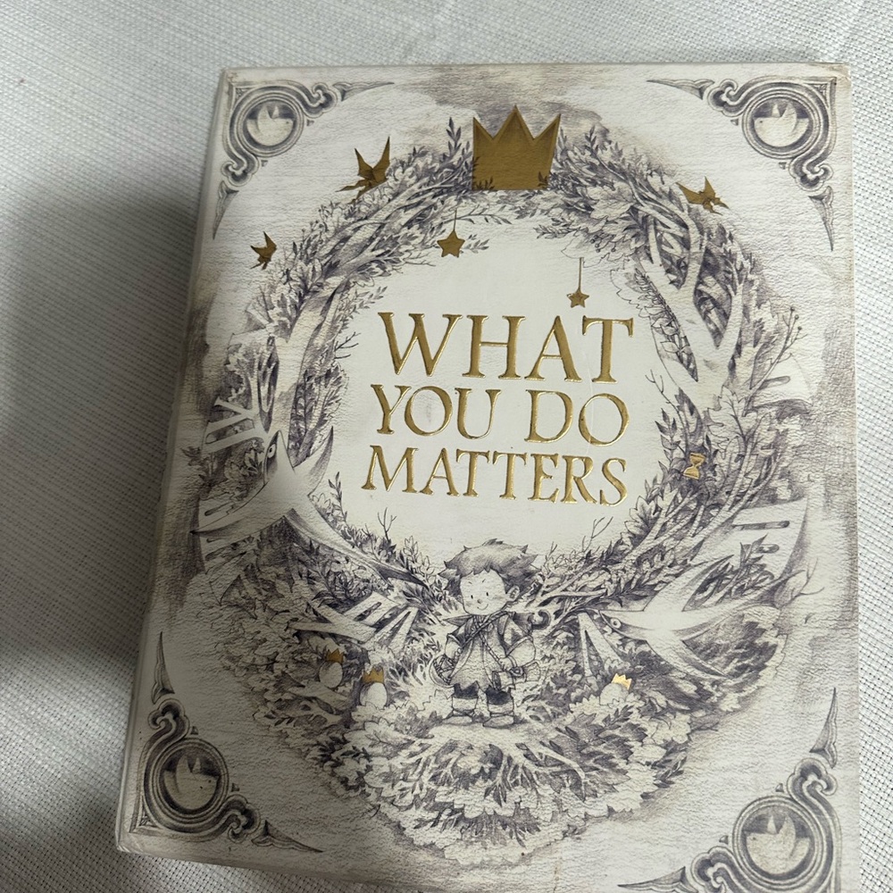 Inspirational Kids Book with Gold Accents